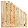 Tuinscherm Coevorden geschaafd geïmpregneerd grenen 17-planks, verloop 180x90/180 cm