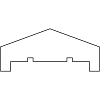 Afdekregel standaard grenen 180x8,5x3,5 cm