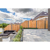 Tuinscherm Zwarte Woud geschaafd onbehandeld Douglashout 21-planks 180x150 cm