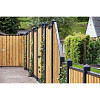 Tuinscherm Enschede geschaafd geïmpregneerd grenen 21-planks 180x180 cm