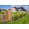Tuinscherm Enschede geschaafd geïmpregneerd grenen 21-planks verloop 180x90/180 cm