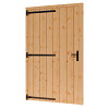 Douglas enkele dichte deur XL 120x212,9 cm met kozijn onbehandeld (Incl. Hang en Sluitwerk)
