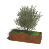 Cortenstaal plantenbak Texas xxl 150 x 50 x 50 cm geen bodemplaat