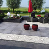 GeoCeramica 60x60x4 cm ConCreet Black