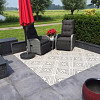 GeoCeramica 60x60x4 cm ConCreet Black