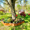 Cortenstaal achthoekige plantenbak Chicago 100, 241,4x241,4x80 cm