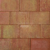 Straksteen 20x30x5 cm Terracotta/Geel