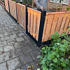 JWOODS Tuinscherm Red Wood 19-planks 180x90 cm Geschaafd