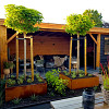 Cortenstaal vierkante plantenbak Miami 120x120x80 cm geen bodemplaat