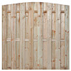 Grenen Tuinscherm 15 mm Toog Verticaal 165/180x180 cm actie