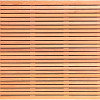 Hardhouten Dubbelzijdig Lamellenscherm Sjoerd 180x180 cm Rhombusprofiel Geschaafd 51+4 latten