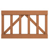 Hardhouten tuinpoort Colorado geschaafd onbehandeld 60x100 cm