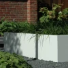 Plantenbak Carrez zonder bodem aluminium 200x200x40 cm