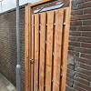 Red Wood Tuindeur Geschaafd op stalen frame 90x195 cm