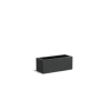 Plantenbak Carrez met bodem aluminium 100x40x40 cm