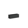 Plantenbak Carrez met bodem aluminium 120x40x40 cm