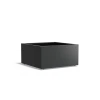 Plantenbak Carrez met wielen aluminium 120x120x60 cm