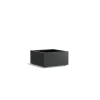 Plantenbak Carrez met wielen aluminium 80x80x40 cm