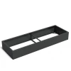 Plantenbak Carrez zonder bodem aluminium 300x100x40 cm