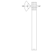 Outdoorpro+ Staande Lamp Lapas Blanco Groot