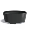 Plantenbak Conic met poten aluminium Ø200x80 cm