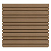 NewTechWood HKC co-extrusie wand bekleding castellation 4325 profiel, 2,5 x 19,6 x 290 cm, Teak