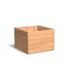 Plantenbak Carrez met bodem hardhout 100x100x71,3 cm