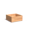 Plantenbak Carrez met bodem hardhout 100x100x43,5 cm