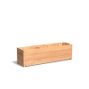 Plantenbak Carrez met bodem hardhout 150x40x43,5 cm