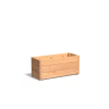 Plantenbak Carrez met bodem hardhout 100x40x43,5 cm