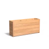 Plantenbak Carrez met bodem hardhout 150x40x71,3 cm