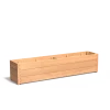 Plantenbak Carrez met bodem hardhout 200x40x43,5 cm