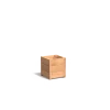 Plantenbak Carrez met bodem hardhout 40x40x43,5 cm