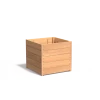 Plantenbak Carrez met bodem hardhout 80x80x71,3 cm