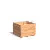 Plantenbak Carrez met bodem hardhout 80x80x57,4 cm
