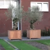Plantenbak Valencia hardhout 100x100x95 cm