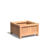 Plantenbak Valencia hardhout 100x100x60 cm