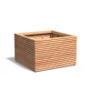 Plantenbak Malaga Rhombus hardhout 120x120x74,6 cm