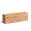 Plantenbak Malaga Rhombus hardhout 200x50x60,8 cm