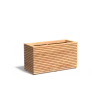 Plantenbak Malaga Rhombus hardhout 120x50x60,8 cm