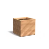 Plantenbak Malaga Rhombus hardhout 80x80x74,6 cm