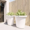 Plantenbak Tube gecoat staal Ø80x75 cm