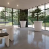 Plantenbak Tube gecoat staal Ø80x75 cm