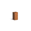 Plantenbak Carrez met bodem cortenstaal 40x40x80 cm