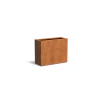Plantenbak Carrez met bodem cortenstaal 100x40x80 cm