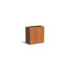 Plantenbak Carrez met bodem cortenstaal 80x40x80 cm