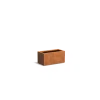Plantenbak Carrez met bodem cortenstaal 80x40x40 cm