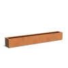 Plantenbak Carrez met bodem cortenstaal 300x40x40 cm