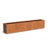 Plantenbak Carrez met bodem cortenstaal 300x50x60 cm