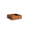 Plantenbak Carrez met bodem cortenstaal 120x120x40 cm